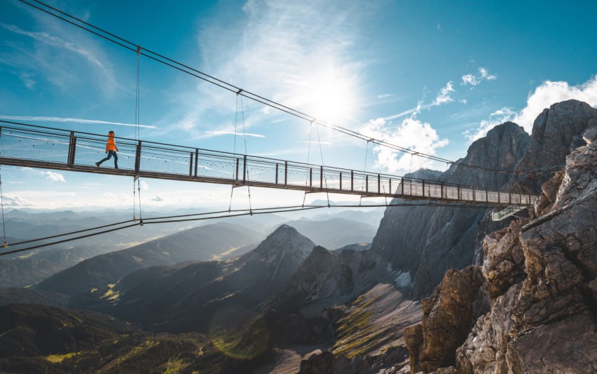 Hängebrücke am Dachstein © Mathäus Gärtner