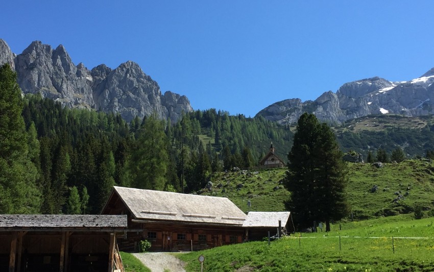 Wandergebiet bei den Hofalmen