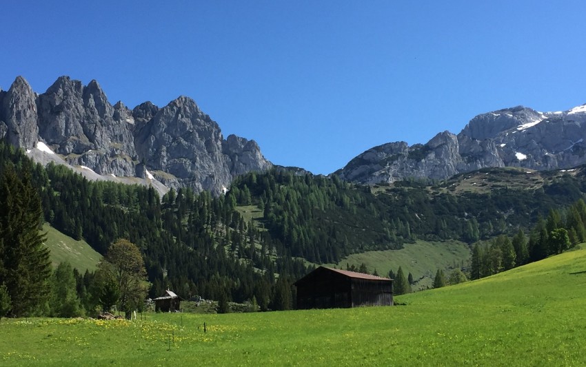 Wandergebiet bei den Hofalmen