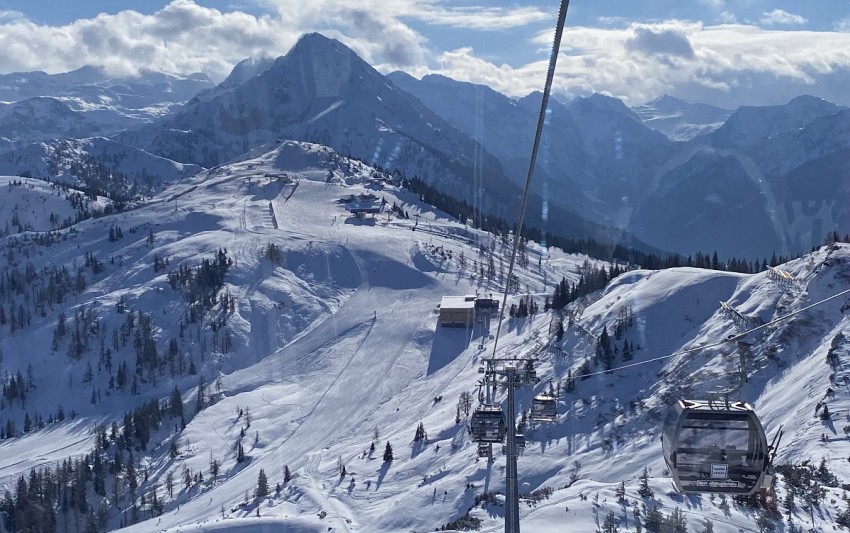 tolles Bergpanorama / Ski Amade 