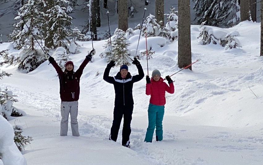 Schneeschuhwanderung bei uns in Filzmoos