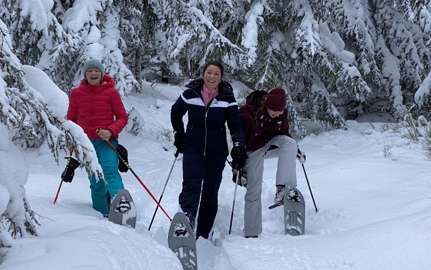 Bei so viel Schnee machte sichtlich Spaß