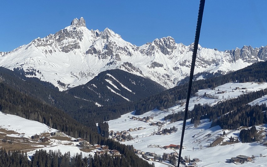 Rauf mit der Papageno Gondelbahn auf den Rossbrand