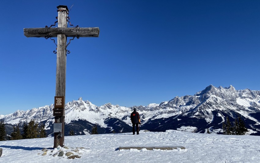 Eine wahrlich umwerfende Kulisse bietet der Rossbrand  (1.770 Höhenmeter)