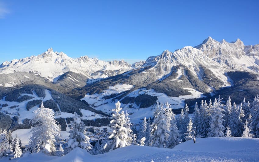 Verschneite Winterlandschaft in Filzmoos © TVB Filzmoos / Alfred Hahn